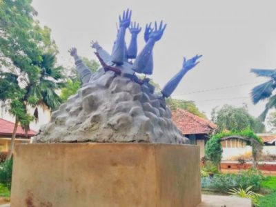 Jaffna uni destroyed memorial
